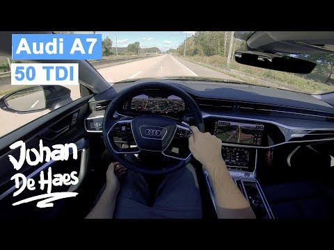 Audi A7 Sportback 50 TDI 286 hp POV test drive