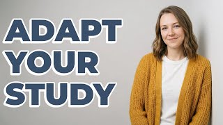 When Should I Adapt My Exam Study Tool Strategy?