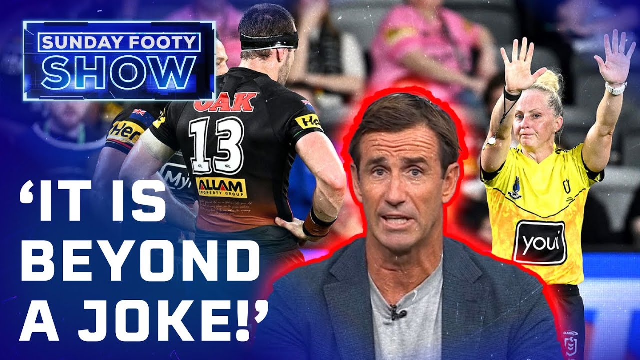 Joey FURIOUS with the state of officiating in the NRL: Sunday Footy Show | NRL on Nine