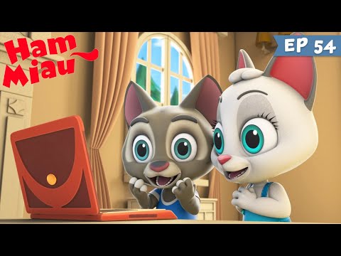 Ham Miau 🐶 Laptopul buclucas 🐱 Desene animate pentru copii | HeyKids