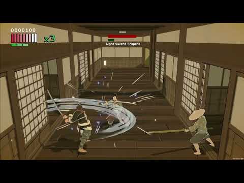 Ronin's Run - Indoor level gameplay