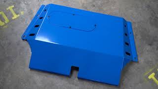 4110 Intercooler Skid Plate, 4105 HD Win. Mount Specific, Select Ford Transit-150/Transit-250/Transit-350/Transit-350 HD - video thumbnail 3