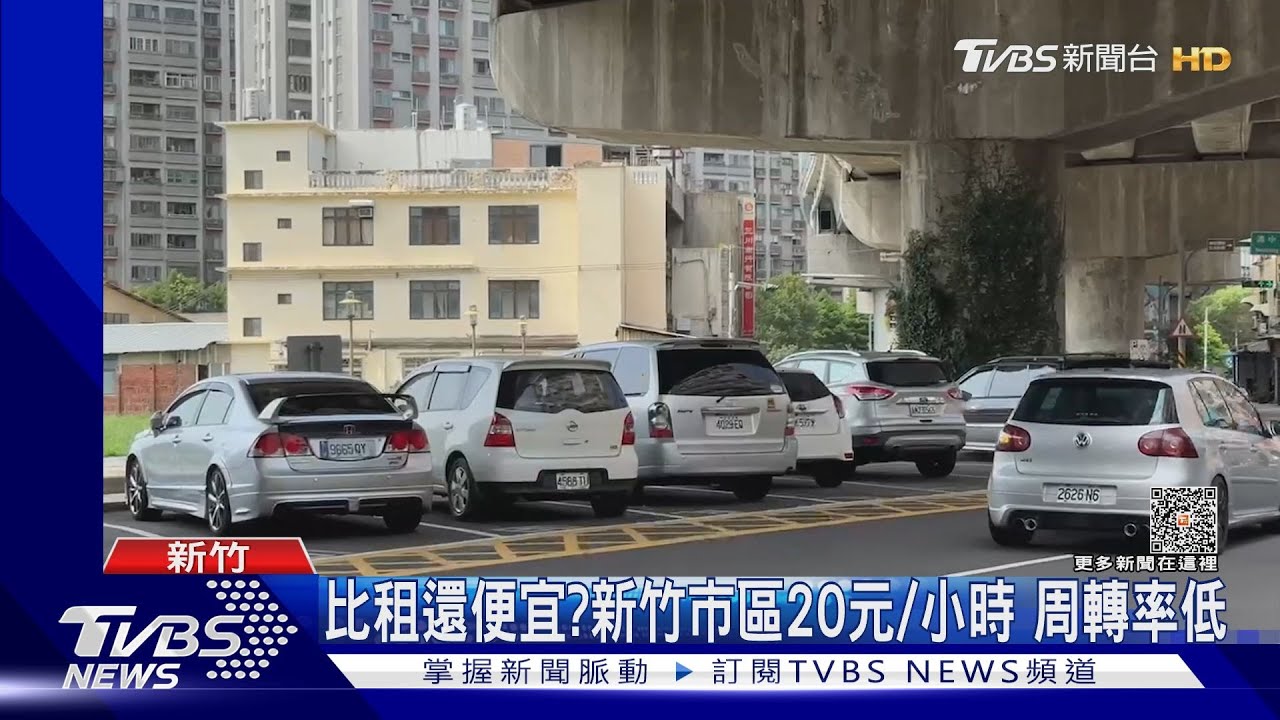 比租還便宜?新竹市區停車20元/小時 周轉率低