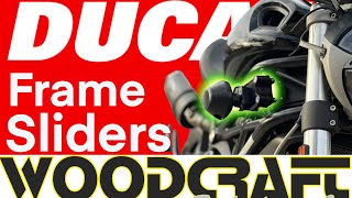 Installing Woodcrafts Frame Sliders on my Ducati Monster 696