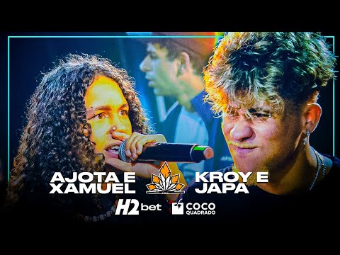 (RIMARAM MUITO) AJOTA E XAMUEL X KROY E JAPA | SEGUNDA FASE | 406ª BATALHA DA ALDEIA