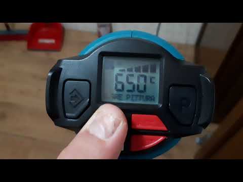 Makita HG6531CK Fenas 2000W, 80-650°C, Digital temp control &amp; adjusting, 4 priedai video