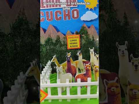Maqueta Ganadería de Ayacucho #hechoamano #regresoaclases