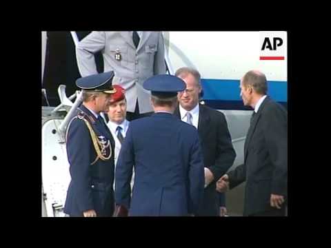 RUSSIA: GERMAN DEFENCE MINISTER SCHARPING VISIT