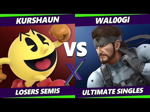 S@X 454 Losers Semis - Kurshaun (Pac-Man) Vs. Wal00gi (Snake) SSBU Ultimate Tournament