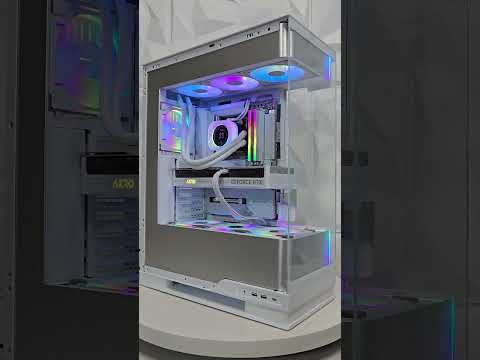 AMD 9800X3D &amp; RTX5080 화이트 방송용 조립PC #조립컴퓨터 #화이트pc #rtx5080