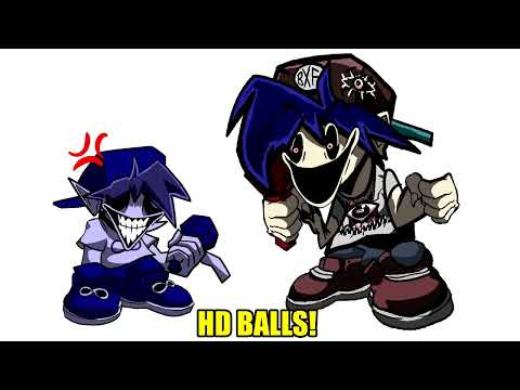 HD BALLS! / HD Faker BF meets HD Lil' Monochrome BF? (FHDHD: REPLACEMENT.EXE Funny Voice Dub)