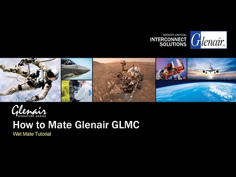 Glenair Marine Molded GLMC WET Mate Tutorial