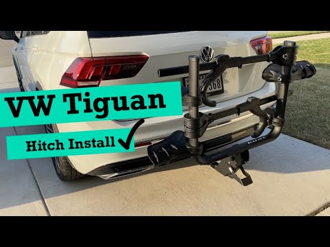 VW Tiguan Hitch Install 2018-2022 SEL Premium R Line Curt 12177 Trailer Hitch Installation