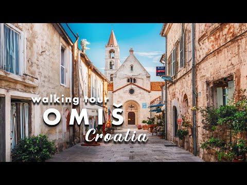 OMIŠ 🇭🇷 CROATIA 🇭🇷 WALKING TOUR 4K