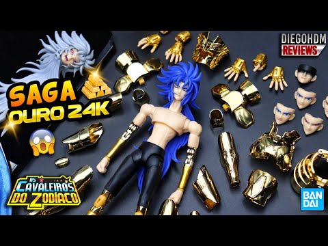 Bandai SAGA OURO 24K Cloth Myth EX Unboxing e Review BR / DiegoHDM