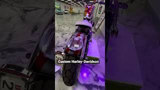 Beautiful custom made Harley-Davidson.