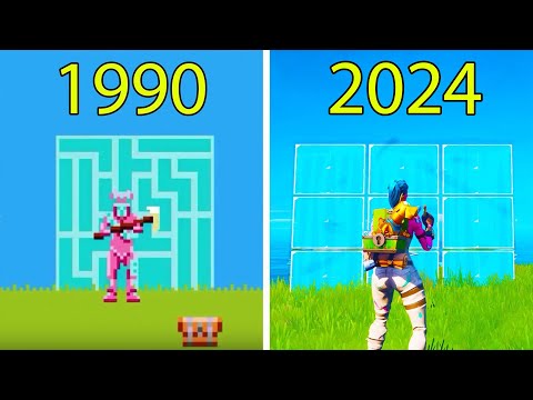 Evolution of Fortnite Battle Royale 1990-2021