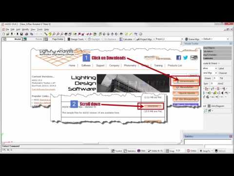AGI32 site lighting tutorial 01(Chinese version)