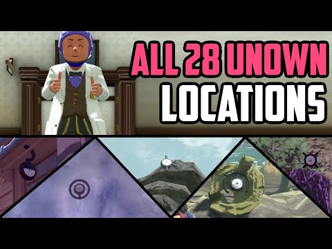 All 28 Unown Locations BY AREA - Pokémon Legends: Arceus