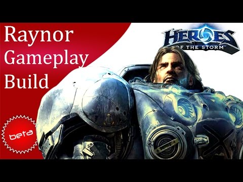 Heroes of the Storm - Raynor Gameplay & Build