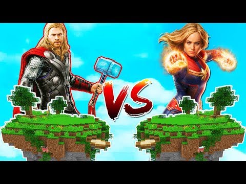 THOR ADASI VS KAPTAN MARVEL ADASI! 😱 - Minecraft