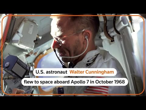 Apollo 7 astronaut Cunningham dies at age 90