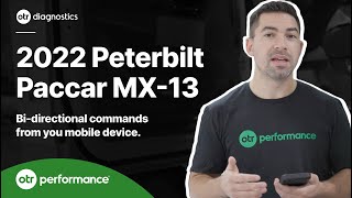 2022 Peterbilt 579 Paccar MX-13 Live Demo with OTR Diagnostics Scan Tool
