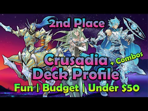 Yu-Gi-Oh! 2nd Place Crusadia $50 Budget Tournament Deck Profile | September 2021