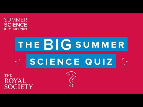 The Big Summer Science Quiz 2021 | The Royal Society