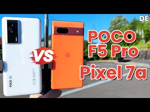 POCO F5 Pro vs Google Pixel 7a Kamera Vergleich Ausführlich 4K Video und Foto, Tag, Nacht (Deutsch)