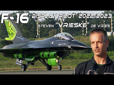 4Kᵁᴴᴰ F-16  2022-2023  Steven "VRIESKE" De Vries  F16 Belgian Air Force Solo Display Pilot 2022-2023