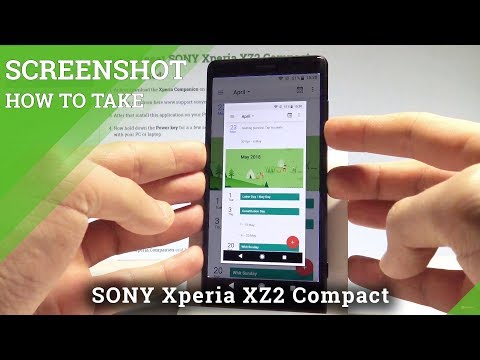 How to Take Screenshot on SONY Xperia XZ2 Compact - Capture Screen |HardReset.Info