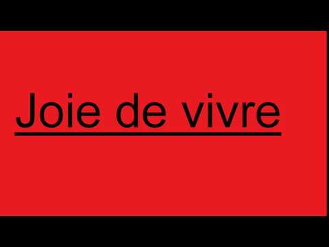 🔴How to pronounce JOIE DE VIVRE  (best audio pronunciation) 1 VIDEO/DAY