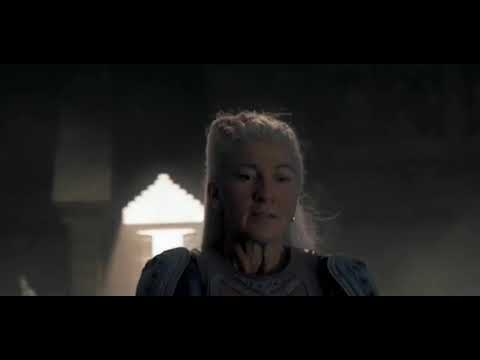 Rhaenys flies with her dragon Meleys #Alicent saves her son #Aegon #houseofthedragon #ep9