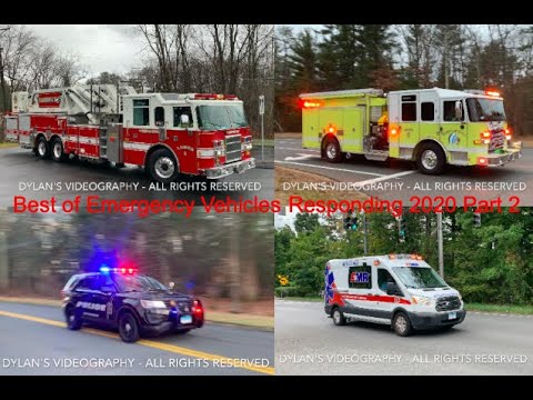 Best of Emergency Vehicles Responding 2020 Part 2!