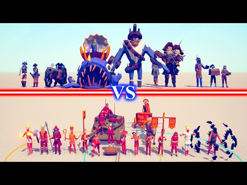 NEW PIRATE Team vs LEGACY Team - Totally Accurate Battle Simulator TABS