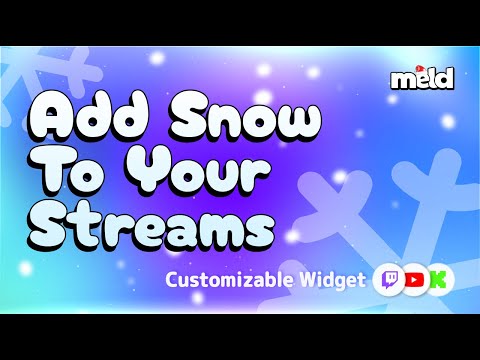 Falling Snow Overlay for Streamers - FREE!!