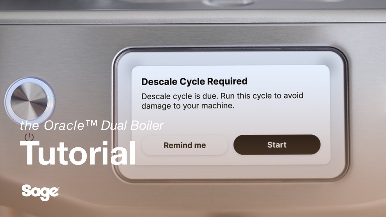 How to perform a descale