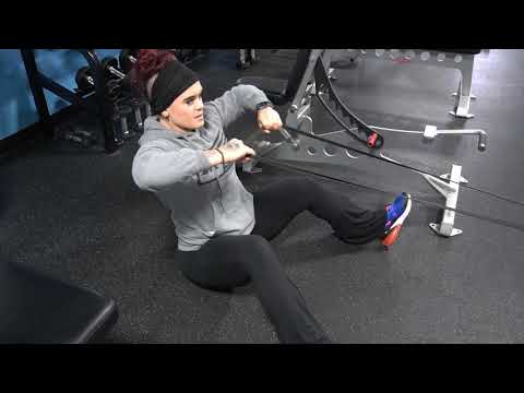 Resistance Band Seated Face Pull