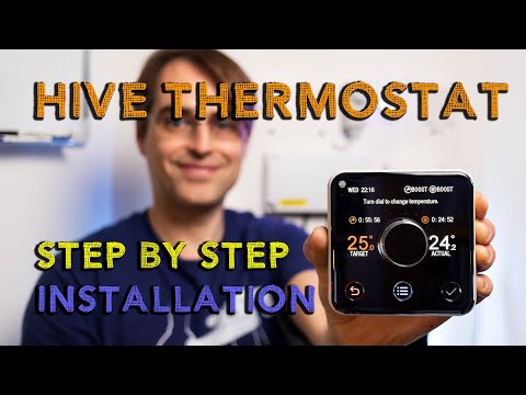 How to install Hive active heating and hot water thermostat