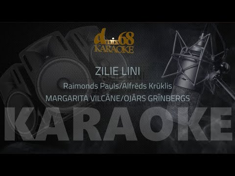 Zilie lini, Raimonds Pauls, Ādolfs Krūklis (karaoke)
