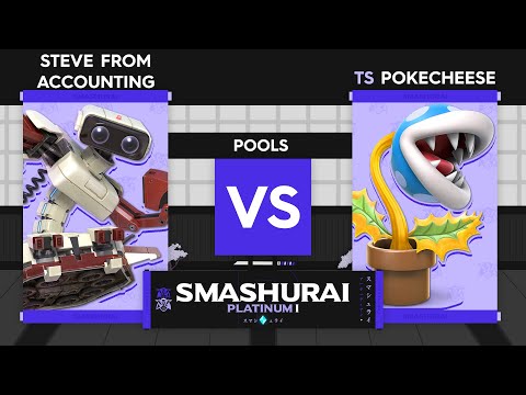 Smashurai Platinum #3 | Steve From Accounting (R.O.B.) Vs. Pokecheese (Piranha Plant) Pools
