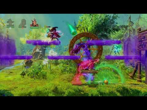 Trine 4 The Nightmare Prince - The Blueberry Forest Gameplay Playthrough Video