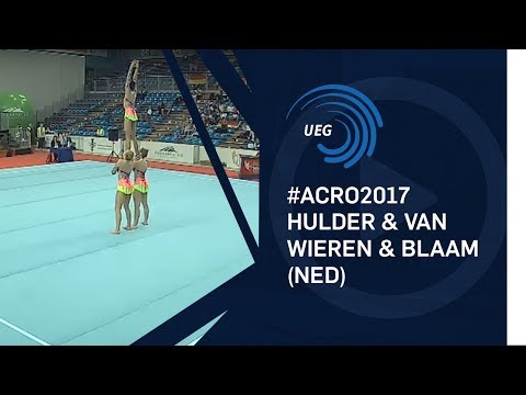 Women's group Netherlands - 2017 junior European Championships, dynamic final