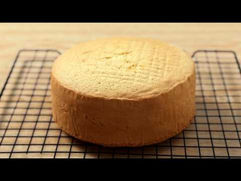 Vanilla Sponge Cake Recipe | How To Make Easy Sponge Cake At Home | Spicy Foodz