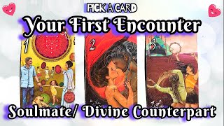 The First Encounter With Your Soulmate/Divine Counterpart๐๐ The Meeting ALL The Details๐ฎ Pick a Card