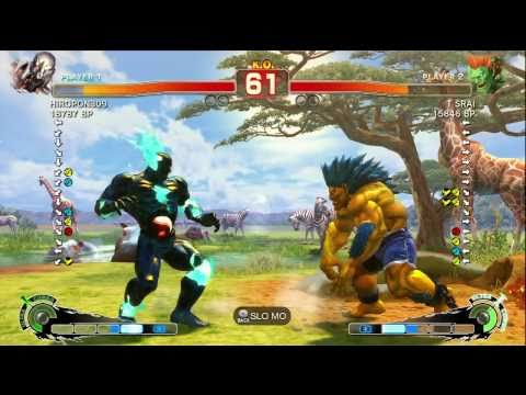 HIROPON309 [Seth] vs T SRAI [Blanka] SSF4 Japanese Online Ranked Matches - TRUE-HD