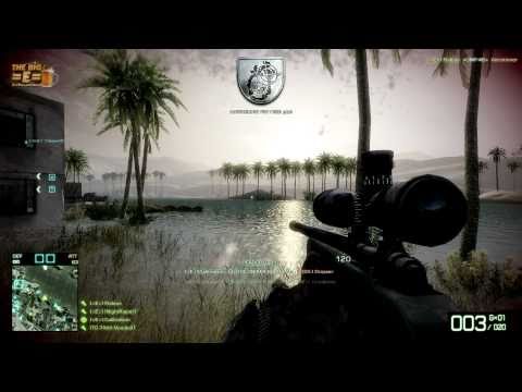 =E= Calibration - Ridiculously Awesome Sniper Shot (Triple Headshot) - BC2