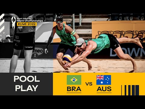 Alison/Guto 🇧🇷 vs. Nicolaidis/Carracher 🇦🇺 - Pool Play Highlights Rome 2022 #BeachWorldChamps