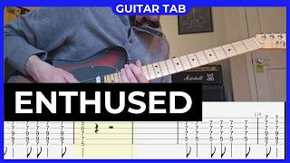 Blink-182 - Enthused - Guitar Tab | Lesson | Cover | Tutorial